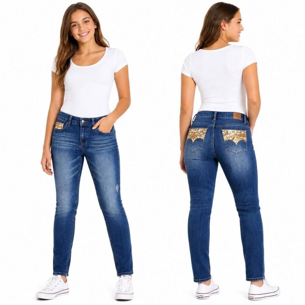 Levi'sβGirls Size 14 Embellished Pocket Jeans